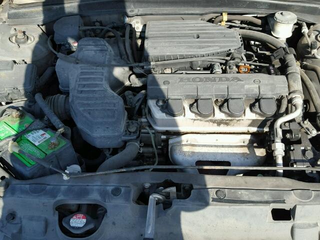 2HGES16584H609817 - 2004 HONDA CIVIC GRAY photo 7