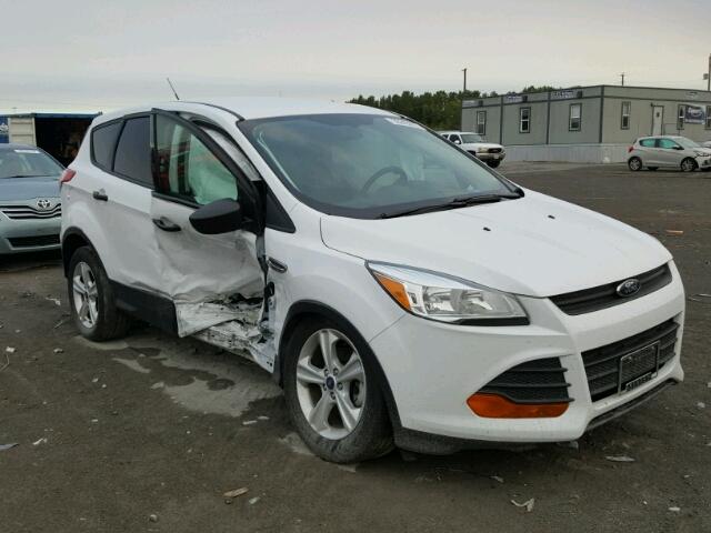 1FMCU0F72EUE56986 - 2014 FORD ESCAPE S WHITE photo 1