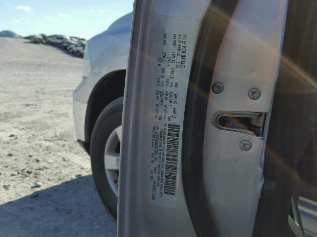 1C6RR6GG8GS143688 - 2016 RAM 1500 SLT SILVER photo 10