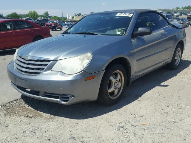 1C3LC45K58N674881 - 2008 CHRYSLER SEBRING BLUE photo 2