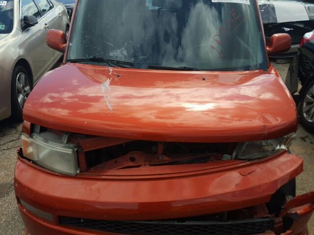 JTLKT324940159319 - 2004 TOYOTA SCION XB ORANGE photo 7