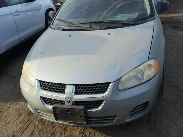 1B3EL46R66N185775 - 2006 DODGE STRATUS SX SILVER photo 10