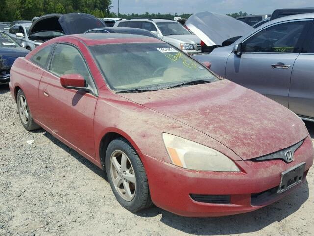 1HGCM72663A020555 - 2003 HONDA ACCORD EX RED photo 1