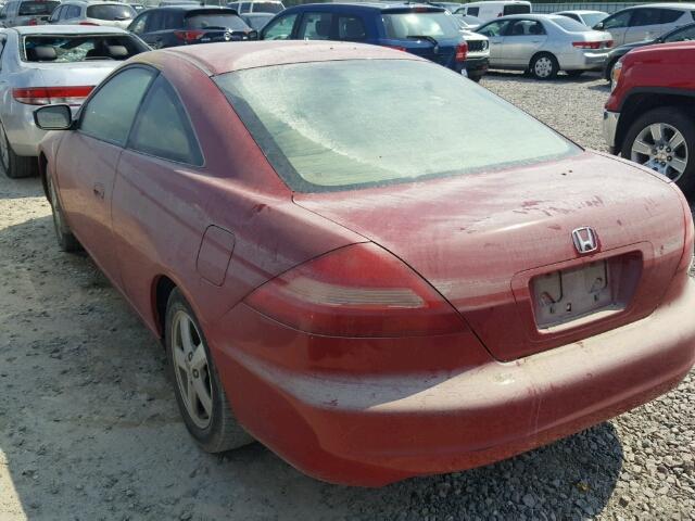 1HGCM72663A020555 - 2003 HONDA ACCORD EX RED photo 3