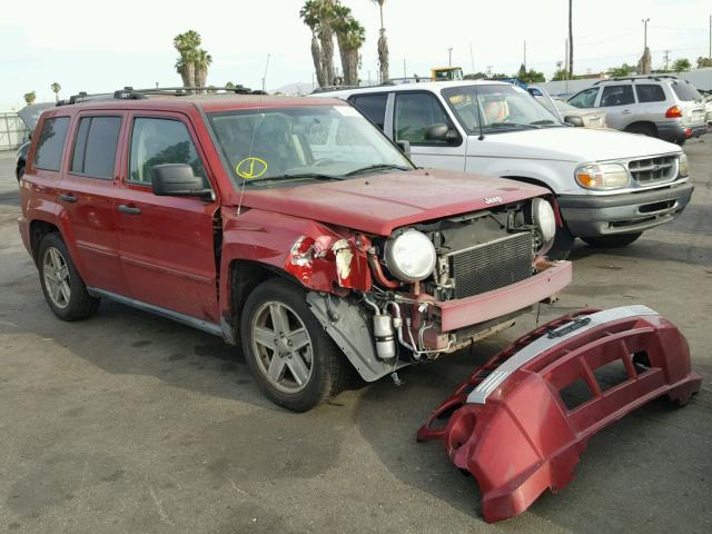 1J8FF48W77D415921 - 2007 JEEP PATRIOT LI RED photo 1