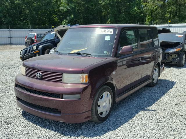 JTLKT324454027370 - 2005 TOYOTA SCION XB Bordo foto 2