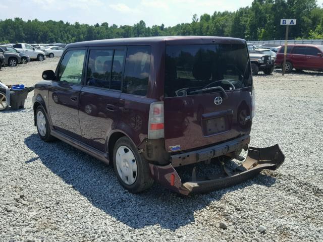JTLKT324454027370 - 2005 TOYOTA SCION XB Bordo foto 3
