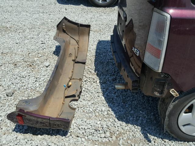 JTLKT324454027370 - 2005 TOYOTA SCION XB Bordo foto 9