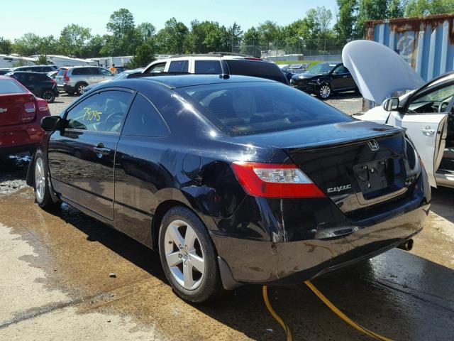 2HGFG12968H508764 - 2008 HONDA CIVIC EXL 黑色 照片 3