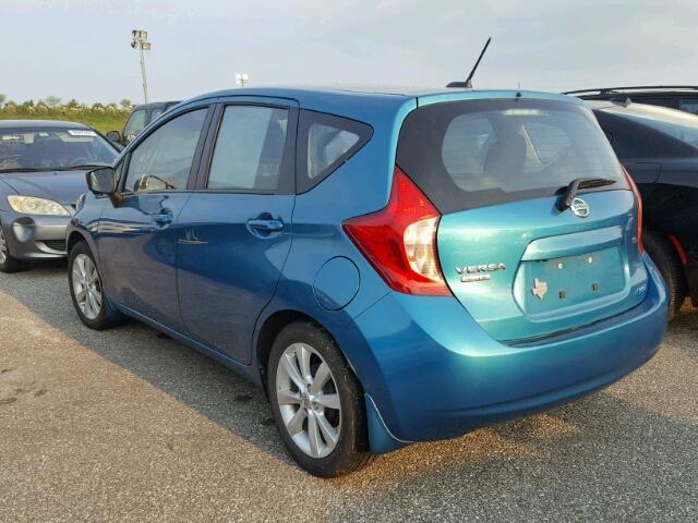 3N1CE2CP5FL436120 - 2015 NISSAN VERSA NOTE BLUE photo 3