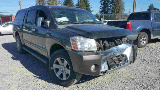 1N6AA07B76N514901 - 2006 NISSAN TITAN XE GRAY photo 1