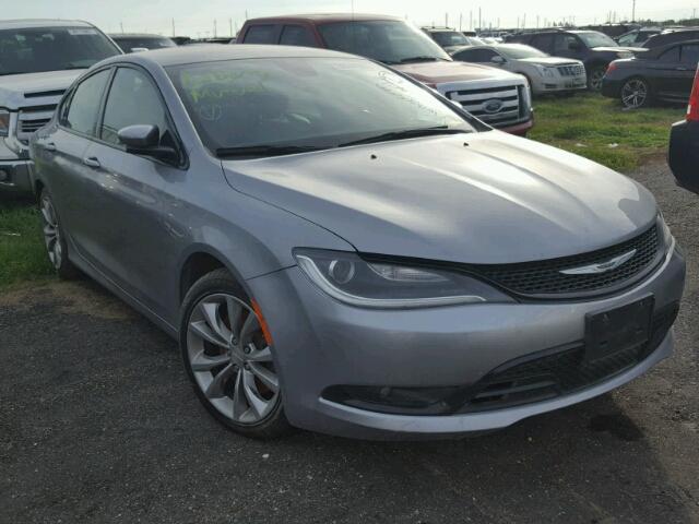 1C3CCCBG2FN517722 - 2015 CHRYSLER 200 S SILVER photo 1