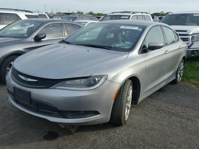 1C3CCCBG2FN517722 - 2015 CHRYSLER 200 S SILVER photo 2