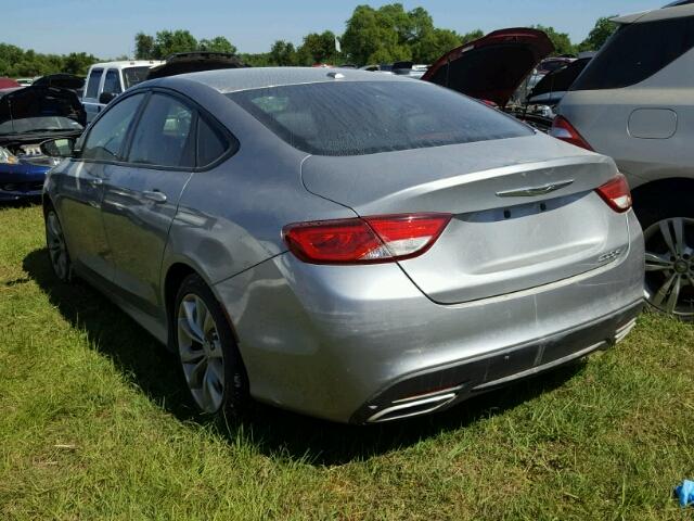 1C3CCCBG2FN517722 - 2015 CHRYSLER 200 S SILVER photo 3