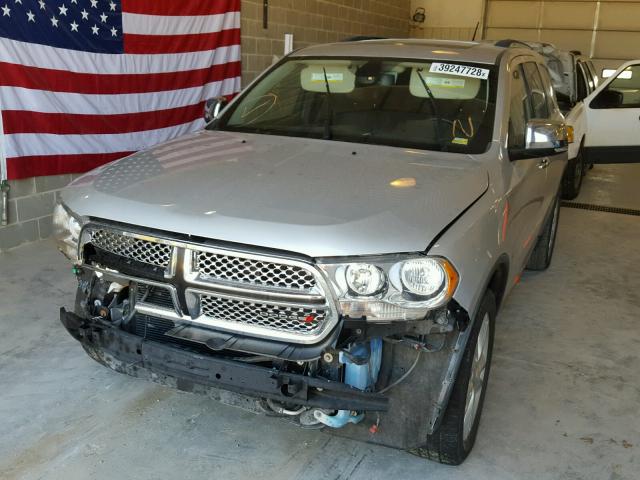 1D4SE4GT9BC705210 - 2011 DODGE DURANGO CR SILVER photo 2