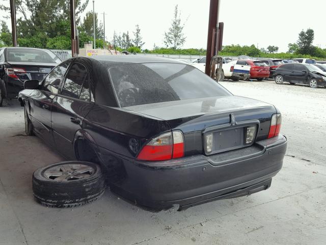 1LNHM87A56Y639999 - 2006 LINCOLN LS შავი ფოტო 3