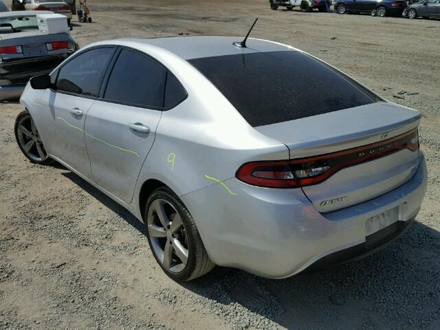 1C3CDFBA9DD336307 - 2013 DODGE DART SXT SILVER photo 3