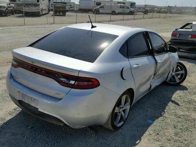 1C3CDFBA9DD336307 - 2013 DODGE DART SXT SILVER photo 4