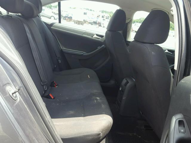 3VW2K7AJ3EM326315 - 2014 VOLKSWAGEN JETTA BASE Մոխրագույն լուսանկար 6