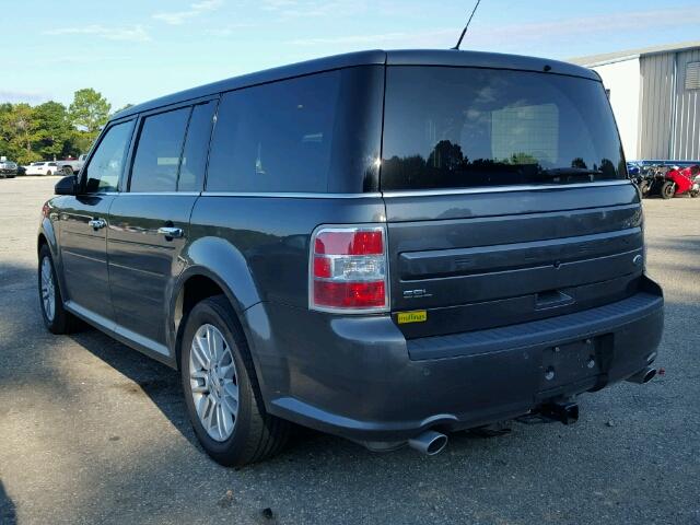 2FMGK5C83GBA06290 - 2016 FORD FLEX GRAY photo 3