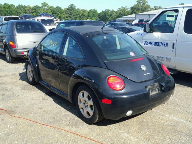 3VWCD21C72M415190 - 2002 VOLKSWAGEN NEW BEETLE 黑色 照片 3