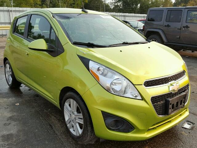 KL8CD6S98DC504258 - 2013 CHEVROLET SPARK 1LT GREEN photo 1