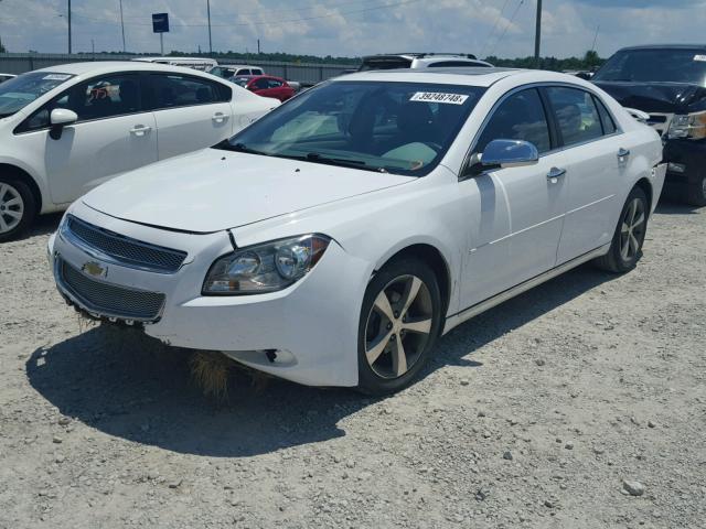1G1ZC5EU9CF352401 - 2012 CHEVROLET MALIBU 1LT თეთრი ფოტო 2