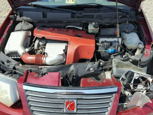1G8AJ55F86Z154790 - 2006 SATURN ION LEVEL BURGUNDY photo 7