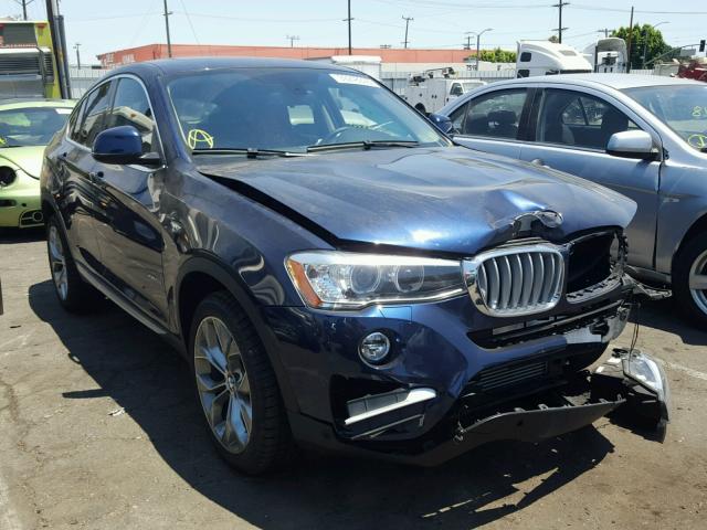 5UXXW3C50G0R21522 - 2016 BMW X4 XDRIVE2 BLUE photo 1