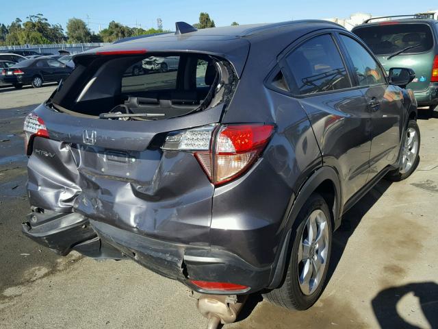 3CZRU5H79GM701387 - 2016 HONDA HR-V EXL BROWN photo 4