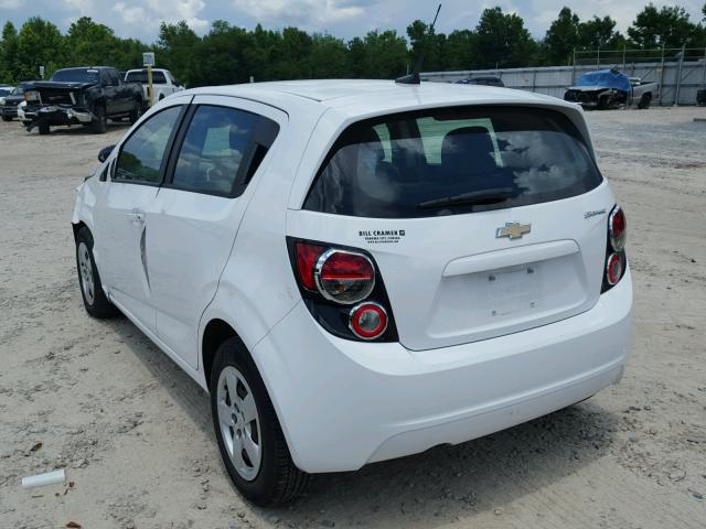 1G1JA6SH7E4210644 - 2014 CHEVROLET SONIC LS WHITE photo 3