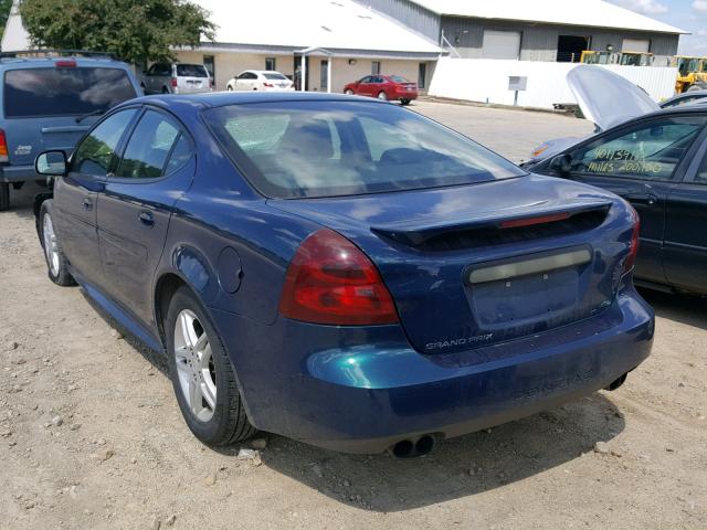2G2WR554161298925 - 2006 PONTIAC GRAND PRIX TURQUOISE photo 3