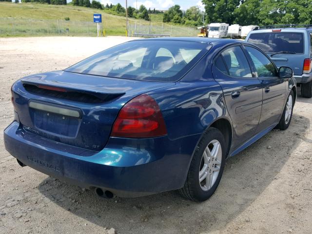 2G2WR554161298925 - 2006 PONTIAC GRAND PRIX TURQUOISE photo 4