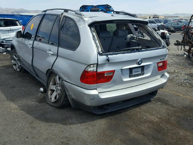 5UXFA13556LY42519 - 2006 BMW X5 3.0I SILVER photo 3