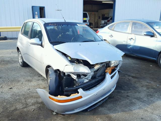 KL1TD66677B713578 - 2007 CHEVROLET AVEO BASE Արծաթագույն լուսանկար 1