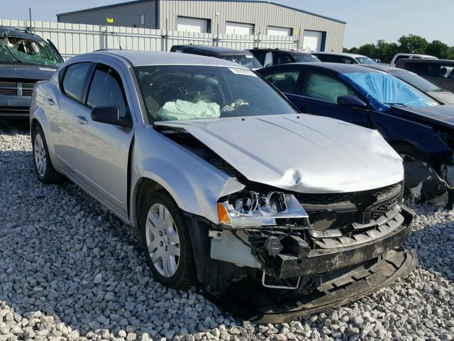 1B3BD4FB5BN540397 - 2011 DODGE AVENGER EX SILVER photo 1