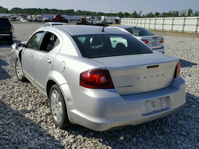 1B3BD4FB5BN540397 - 2011 DODGE AVENGER EX SILVER photo 3