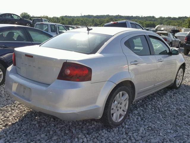 1B3BD4FB5BN540397 - 2011 DODGE AVENGER EX SILVER photo 4