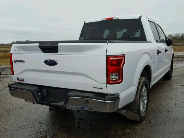 1FTEW1C85FKD76962 - 2015 FORD F150 SUPER WHITE photo 4