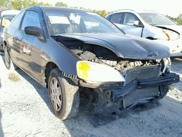 1HGEM21553L042698 - 2003 HONDA CIVIC LX BLACK photo 1