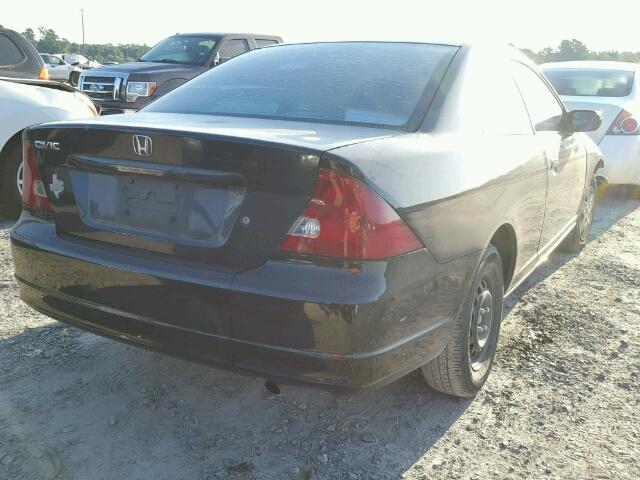 1HGEM21553L042698 - 2003 HONDA CIVIC LX BLACK photo 4