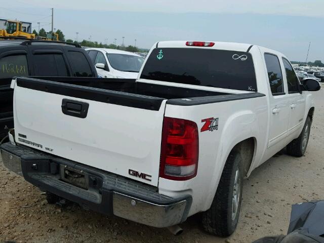 3GTP2WE32BG307375 - 2011 GMC SIERRA WHITE photo 4