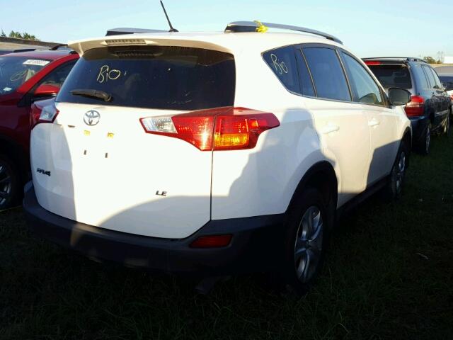 JTMZFREV0EJ022337 - 2014 TOYOTA RAV4 WHITE photo 4