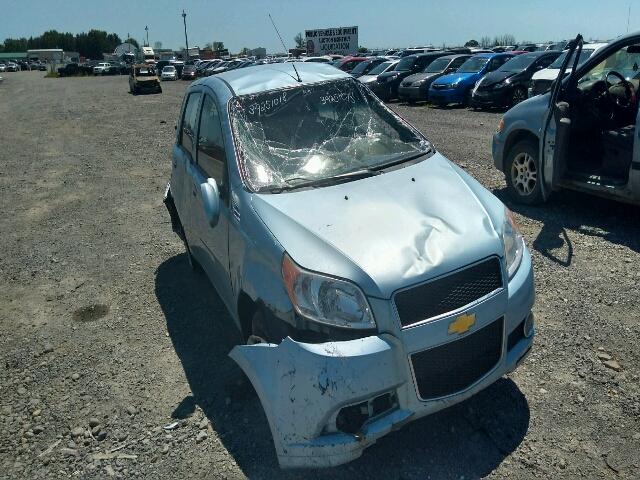 3G1TB6DG6BL143941 - 2011 CHEVROLET AVEO LS BLUE photo 9