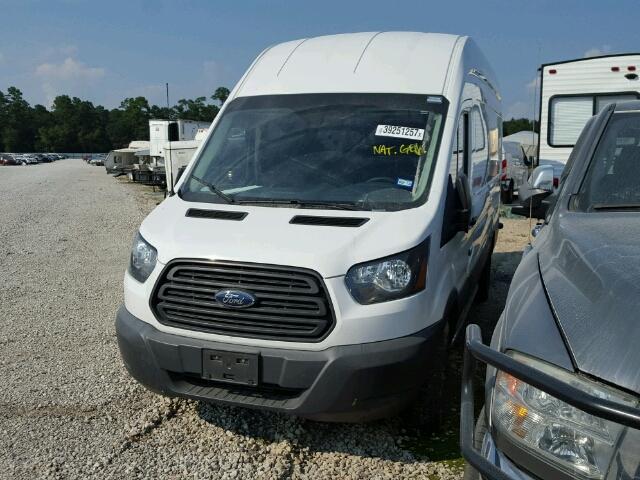 1FTSW3XGXFKB25600 - 2015 FORD TRANSIT T- WHITE photo 2