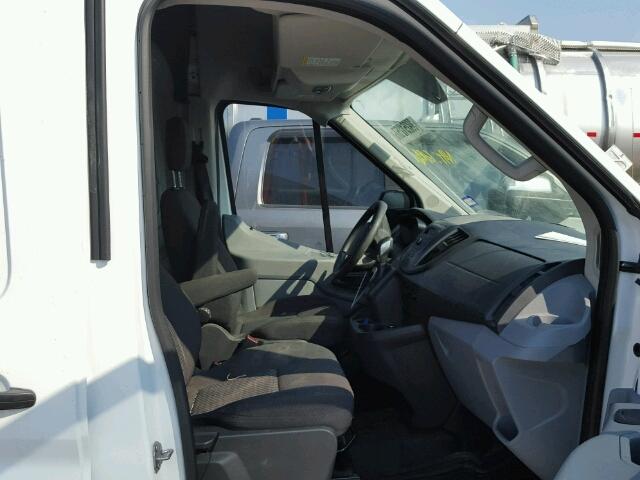 1FTSW3XGXFKB25600 - 2015 FORD TRANSIT T- WHITE photo 5