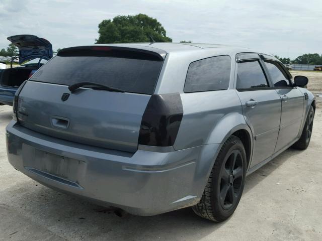 2D4FV47T66H242270 - 2006 DODGE MAGNUM SE GRAY photo 4