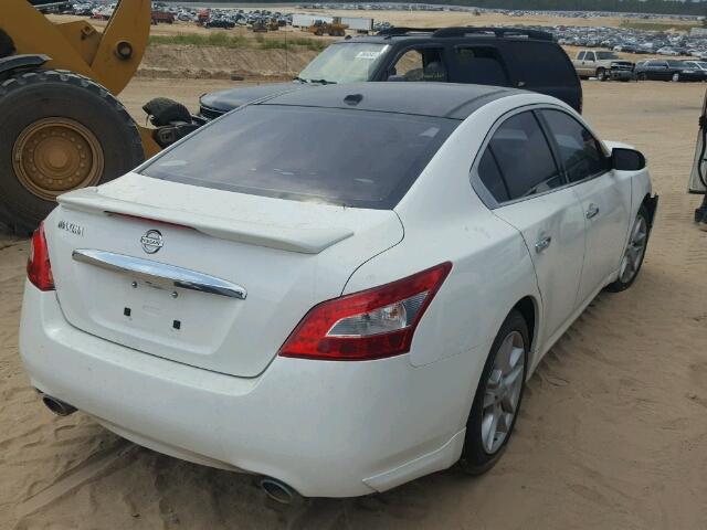 1N4AA5AP9BC842160 - 2011 NISSAN MAXIMA WHITE photo 4