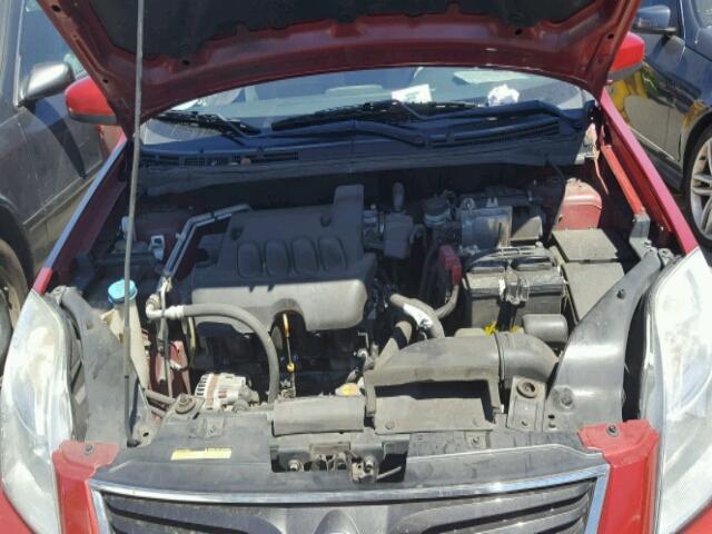 3N1AB6AP9CL710098 - 2012 NISSAN SENTRA 2.0 RED photo 7