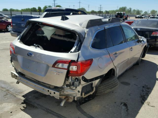 4S4BSENC7J3268848 - 2018 SUBARU OUTBACK 3. SILVER photo 4